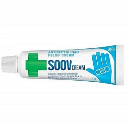 First Aid 1: Soov Cream - Antiseptic Pain Relief Cream - 50g