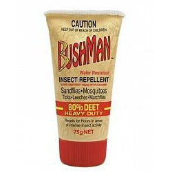 Insect Repellents: Bushman Repellent 80% Deet Dry Gel 75g