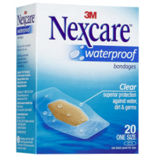 Nexcare: Nexcare Clear Waterproof - One Size 20 Pack