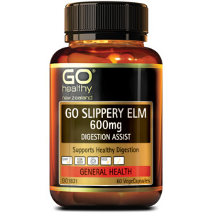 GO Slippery Elm 600mg 60 Capsules