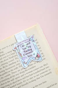 I Stopped Reading Hockey Romance Here Magnetic Bookmark
