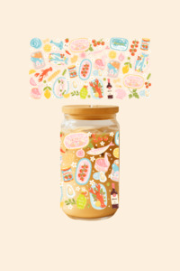 Coquette Girls: La Dolce Vita Glass Tumbler