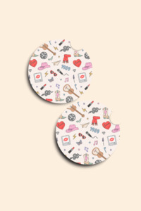 Taylor Car Coasters - 2 Pack