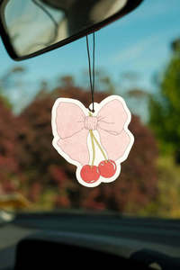 Air Fresheners: Cherry Bow - Jasmine Air Freshener