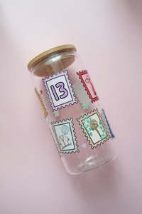 Sale: Taylor Stamps Glass Tumbler (SECONDS)