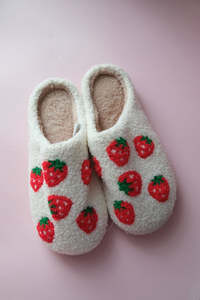 Sale: Strawberry Slippers