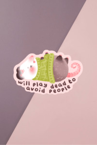 Play Dead Sticker