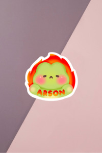 Under 10: Arson Sticker