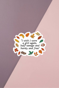 Hardy And Free Sticker