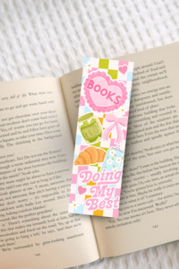 Stationery: Just A Girl Bookmark