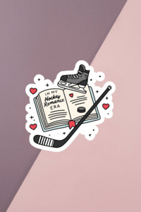 Bookish Babes: Hockey Romance Era Book Sticker