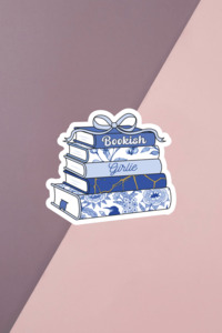 Chinoiserie Book Stack Sticker