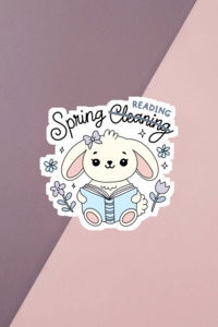 Spring Reading Sticker