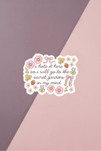 I Hate It Here Sticker