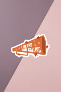 Pop Culture Stickers: I Heard You Calling Sticker