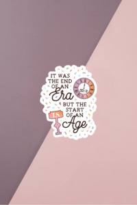Pop Culture Stickers: End Of An Era Sticker