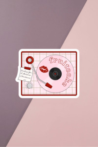 Fruitcake Sticker