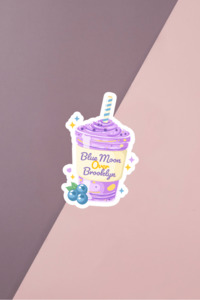 Heated Rivalry Inspired Stickers: Blue Moon Cottage Sticker