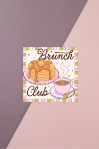 Brunch Club Sticker