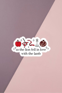 Twilight: So The Lion Book Sticker