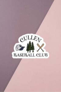 Twilight: Cullen Baseball Club Sticker
