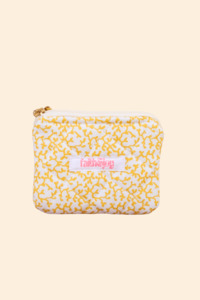 Jewellery Accessories: Yellow Vines Coin Pouch