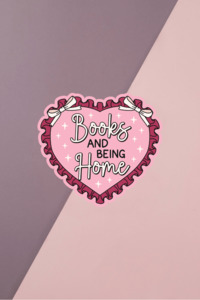 Books And Being Home Sticker