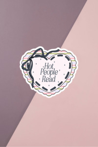 Hot People Read Heart Sticker