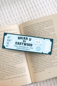 Stationery: Off Campus Ticket Bookmark