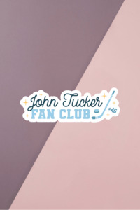 Bookish Stickers: Tucker Fan Club Sticker
