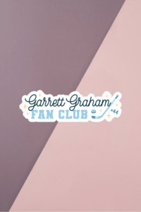 Bookish Stickers: Graham Fan Club Sticker
