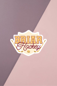 Bookish Stickers: Briar Hockey Yellow Sticker