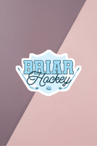 Bookish Stickers: Briar Hockey Blue Sticker