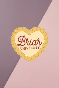 Bookish Stickers: Briar Uni Yellow Sticker
