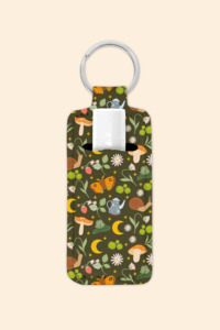 Cottagecore - Lip Balm Holder Keychain