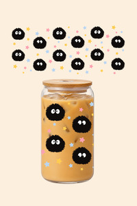 Glass Tumblers: Soot Glass Tumbler
