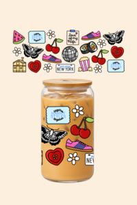 Glass Tumblers: Together Glass Tumbler
