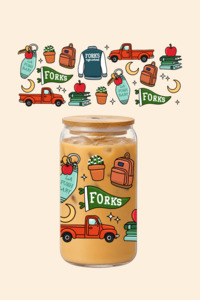 Forks Glass Tumbler