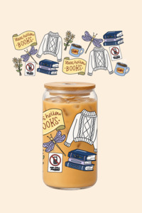 Glass Tumblers: Gilmore Books Glass Tumbler