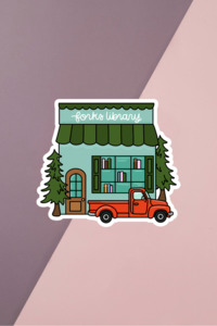 Forks Library Sticker