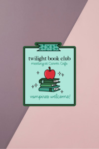 Carver Cafe Book Club Sticker