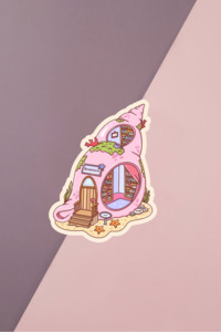 Shell Bookstore Sticker