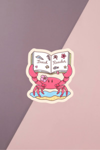 Beach Reader Sticker