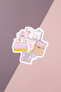 Bookish Icons Sticker