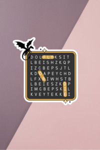Fly Or Die Crossword Sticker