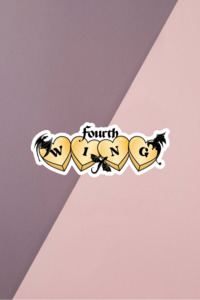 Under 10: Fourth Wing Hearts Sticker