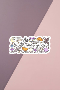 Under 10: Fourth Wing Girlie Sticker