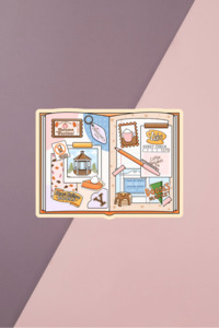 Stars Hollow Junk Journal Sticker