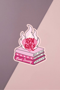 Slow Burn Book Society Sticker
