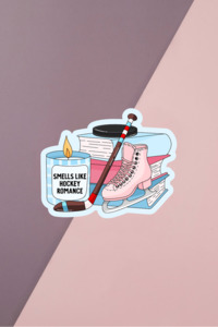 Smells Like Hockey Romance Sticker